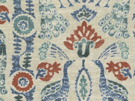 P K Lifestyles Peacock Parade - Luna 411602 Fabric Swatch on Sale