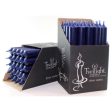 10  Twilight Dinner Candles - Navy Blue Discount