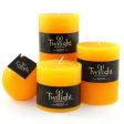 3  x 4  Unscented Twilight Pillar Candles - Yellow Online