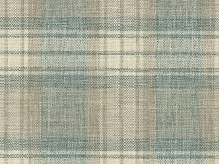 Waverly Kintyre Plaid - Glacier 654613 Fabric Swatch Supply