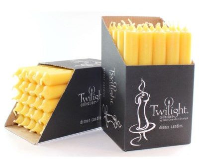 10  Twilight Dinner Candles - Chiffon Sale