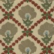 P K Lifestyles Grand Fleur Embroidery - Harvest 411401 Upholstery Fabric For Sale