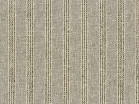 P K Lifestyles Montaro Stripe - Linen  411244 Upholstery Fabric Discount