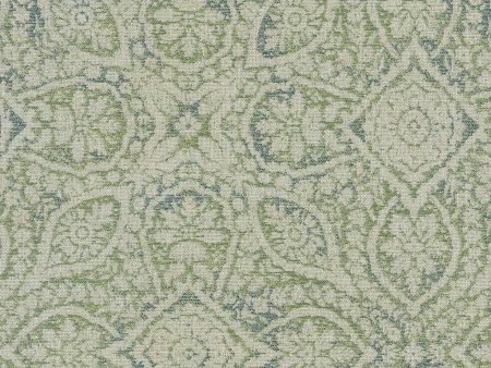 P K Lifestyles Damask Foliage - Spring 411501 Fabric Swatch Sale