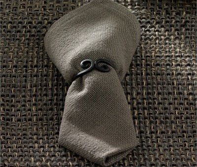 Tweed Napkin - Charcoal Sale