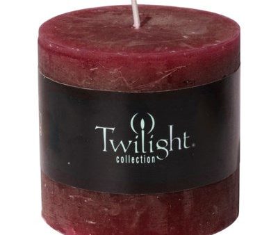 3  x 3  Scented Twilight Pillar Candles - Cinnamon Online Sale