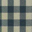 P K Lifestyles Check Box - Indigo 411451 Upholstery Fabric Cheap