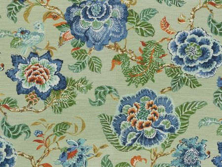 P K Lifestyles Summer Palace - Matcha 411431 Upholstery Fabric Discount