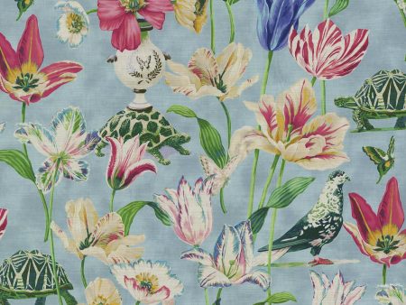 P K Lifestyles Enchanted Garden - Robin s Egg 150051 Fabric Swatch Online