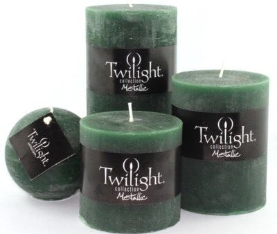 3  x 6  Unscented Twilight Pillar Candles - Rainforest Online Hot Sale