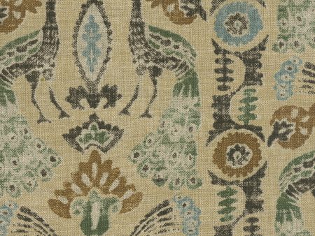 P K Lifestyles Peacock Parade - Espresso 411601 Upholstery Fabric Cheap