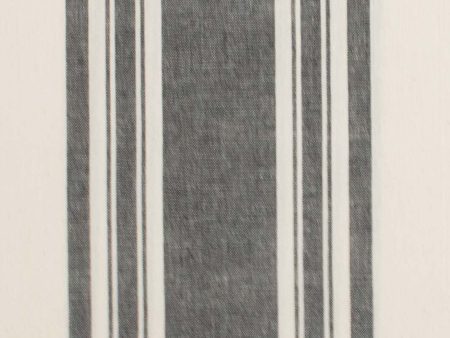 Farmhouse Stripe on Natural Homespun Fabric Online Hot Sale