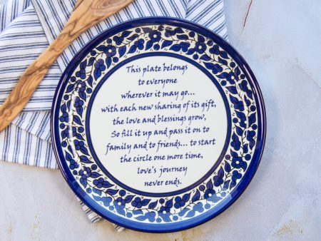 Hand-Painted Giving Plate on Sale