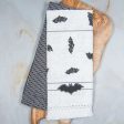 Tea Towel Set of 2 - Black Bats Discount