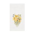 Honey Bee and Yellow Floral Kitchen Towel Cheap