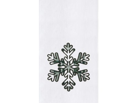 Evergreen Snowflake Kitchen Towel Hot on Sale