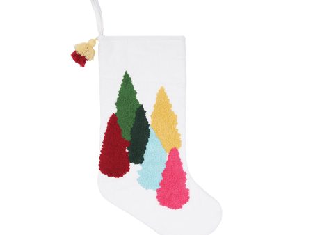 Colorful Trees Stocking For Discount