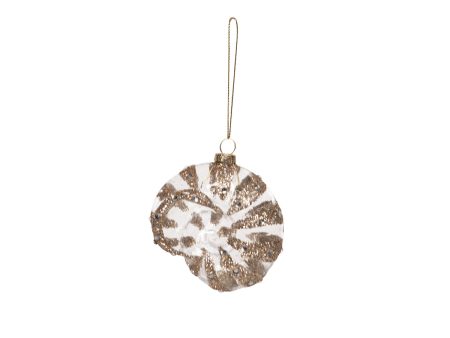 Blown Glass Gold Conch Shell Ornament Online