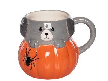 Dog Pumpkin Mug on Sale