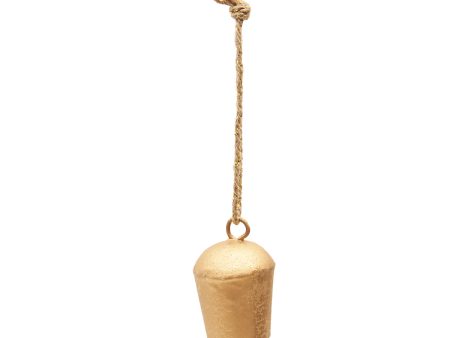 Gold Bell Ornament Hot on Sale