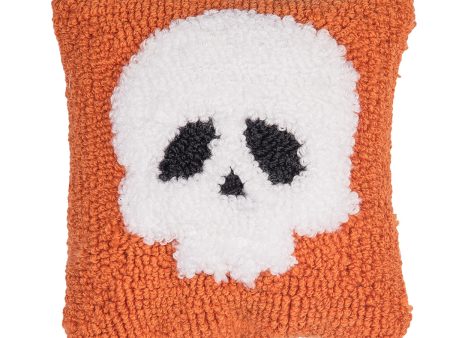 Skull Hooked Mini Pillow For Sale