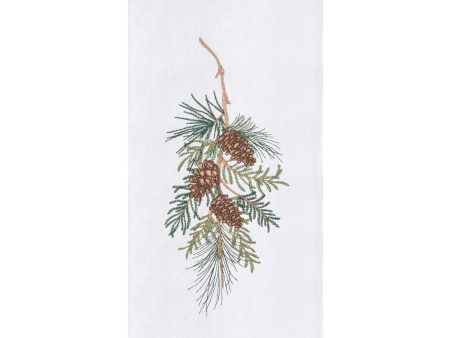 Pinecone Swag Kitchen Kitchen Towel Discount