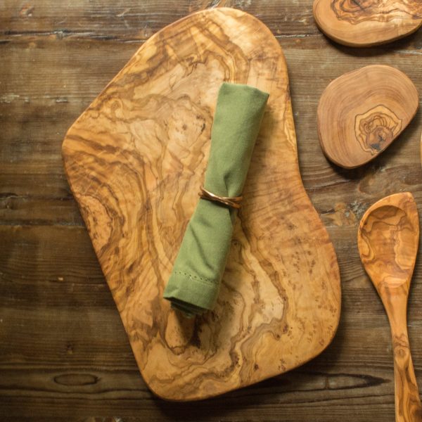 Olive Wood Large Natural Shape Cutting Board Online