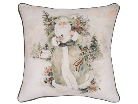 Snow Santa & Tree Pillow Cheap