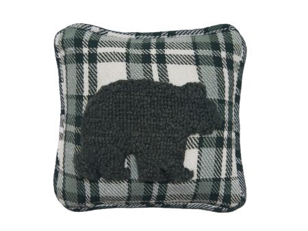 Bear Hooked Mini Pillow on Sale