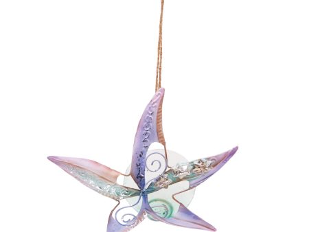 Metal & Capiz Sea Star Ornament Hot on Sale