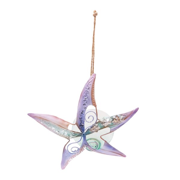 Metal & Capiz Sea Star Ornament Hot on Sale