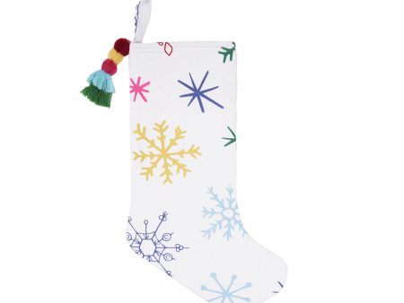 Colorful Snowflake Stocking Hot on Sale