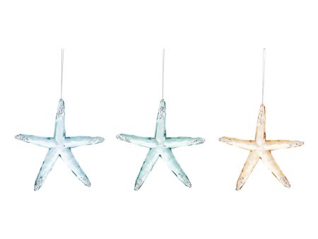 Acrylic Sea Star Ornament, Asst. of 3 Sale