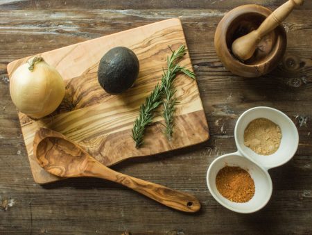 Olive Wood Rectangle Cutting Board Online now