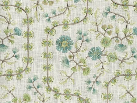 P K Lifestyles Flower Shower Embroidery - Spring 471142 Fabric Swatch Online