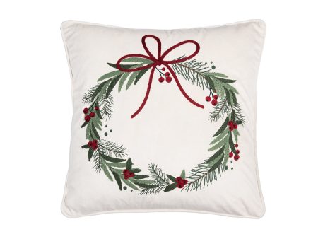 Christmas Wreath Pillow Fashion