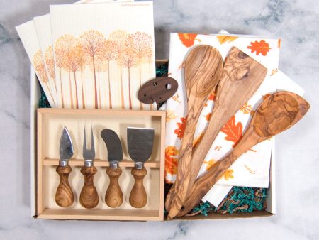 Fall Leaves Kitchenware Gift Box For Sale