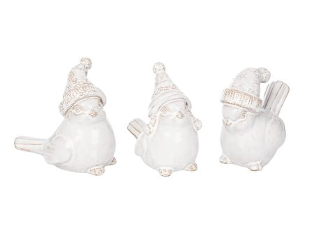 Shimmer White Birds Figurine, Asst. of 3 Online