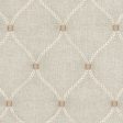 Williamsburg Deane Embroidery - Flax 700094 Upholstery Fabric For Discount