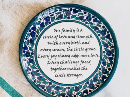 Hand-Painted Family Plate Online now