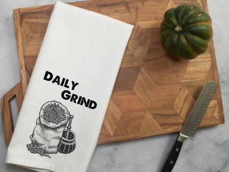 Daily Grind Printed Tea Towel For Cheap