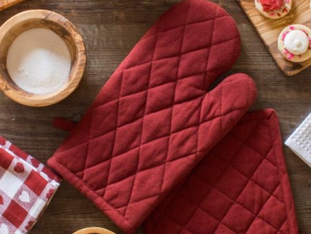 Solid Color Oven Mitt Online Sale