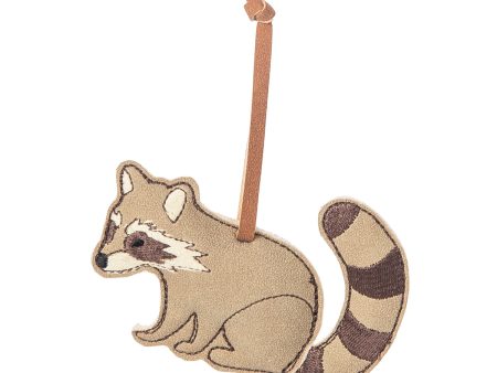 Faux Leather Racoon Ornament Online