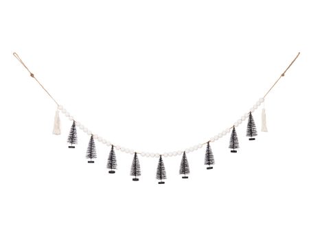 Bottle Brush Tree Garland For Cheap