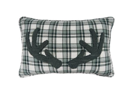 Antlers Hooked Pillow Online