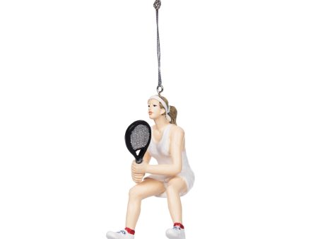 Female Tennis Player Ornament Sale