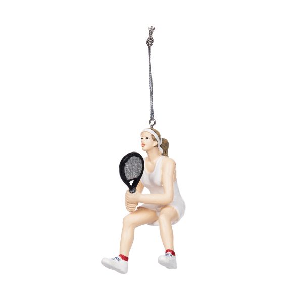 Female Tennis Player Ornament Sale