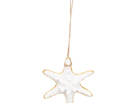 Gold Trim Sea Star Ornament Online Sale