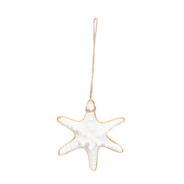 Gold Trim Sea Star Ornament Online Sale