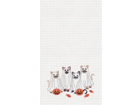 Ghost Cats Kitchen Towel Discount